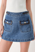 VINTAGE DENIM RENDEZVOUS DENIM SKORT Flying Tomato