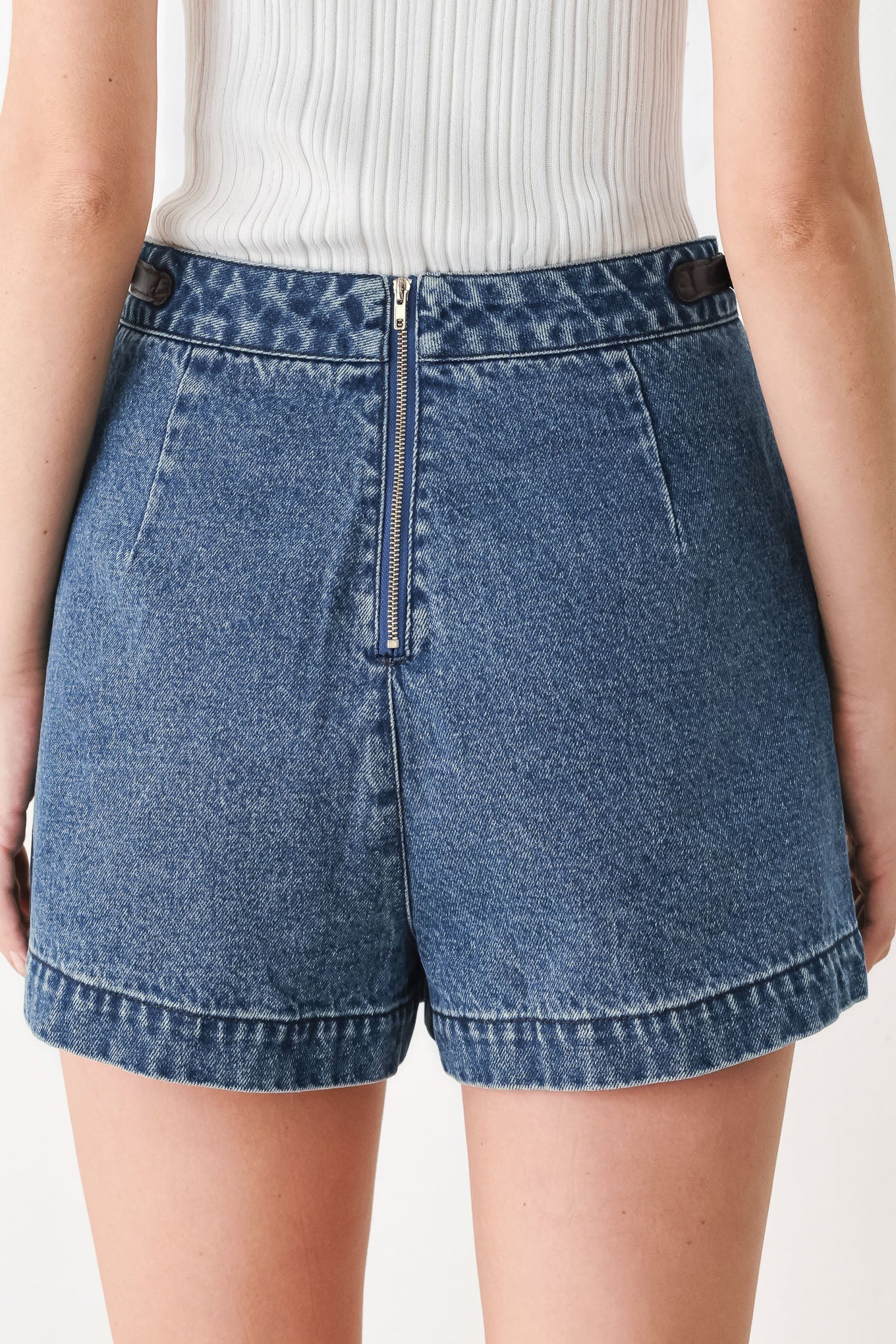 VINTAGE DENIM RENDEZVOUS DENIM SKORT Flying Tomato