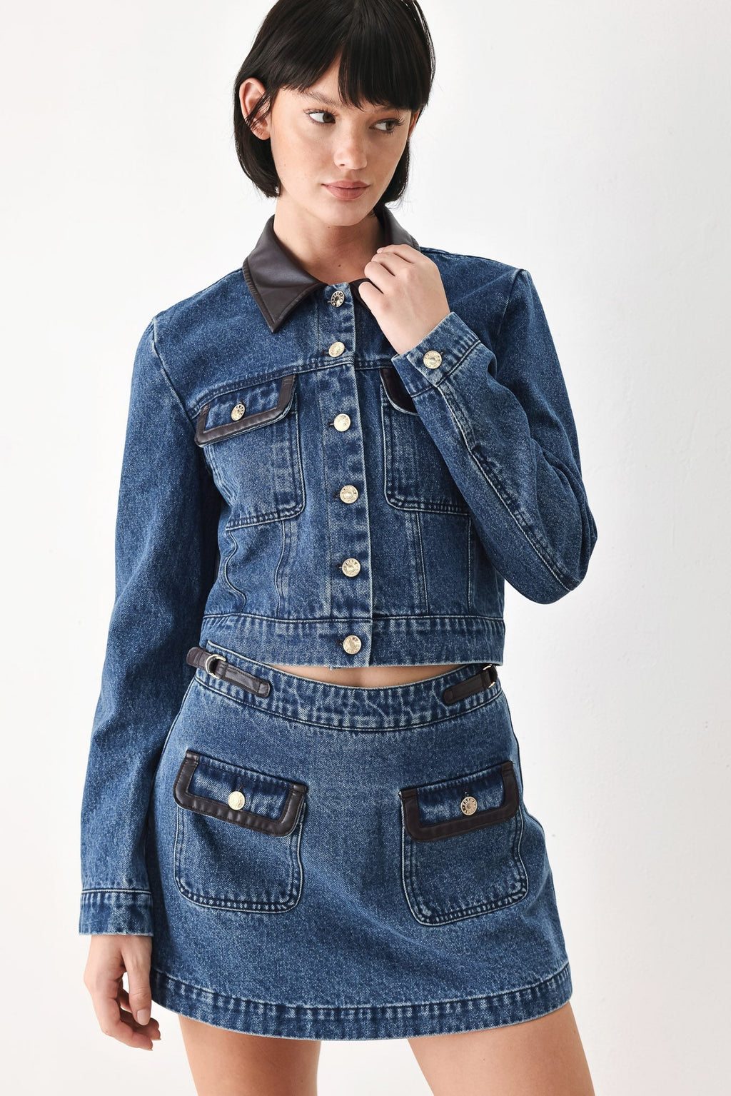 VINTAGE DENIM RENDEZVOUS DENIM SKORT Flying Tomato