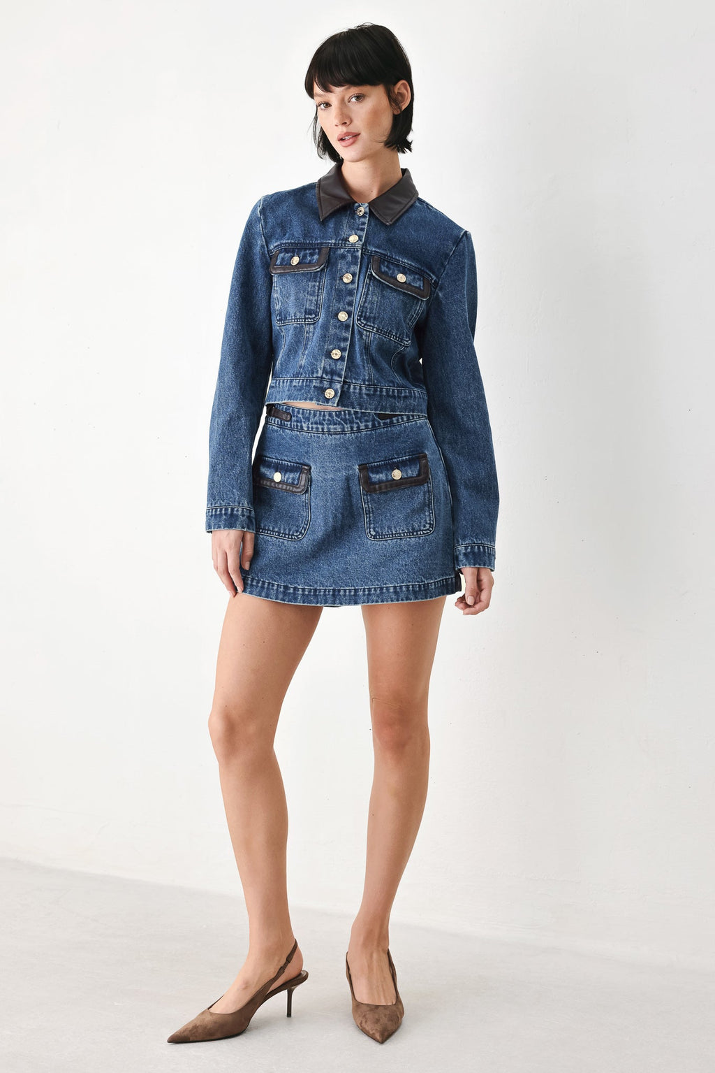 VINTAGE DENIM RENDEZVOUS DENIM SKORT Flying Tomato