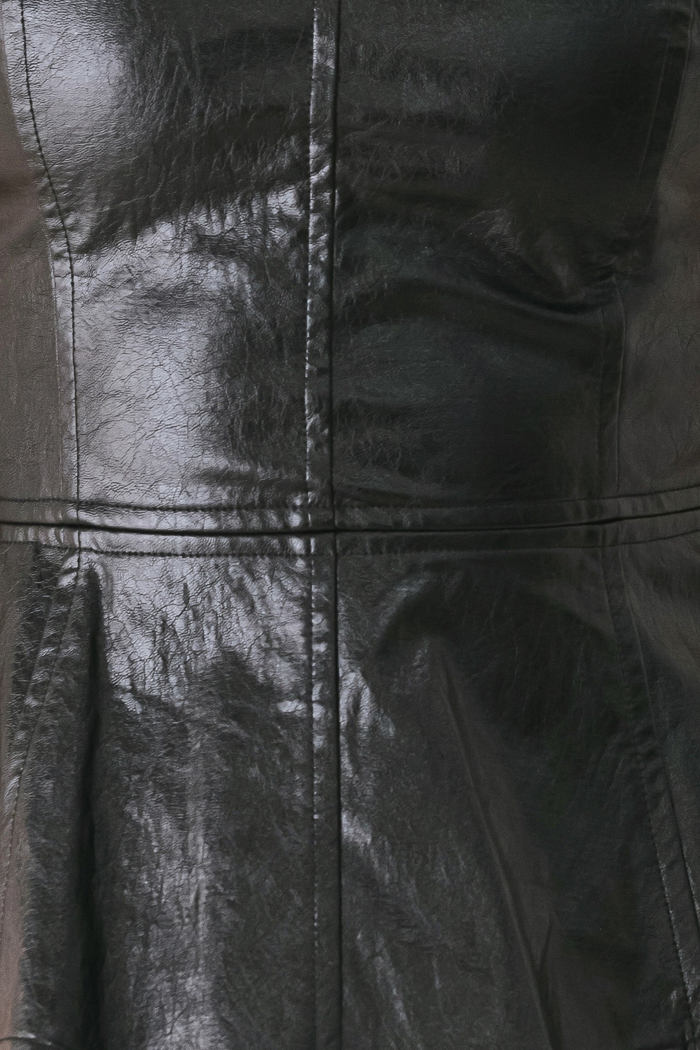 FORBIDDEN LOVE SWEETHEART FAUX LEATHER TOP Flying Tomato