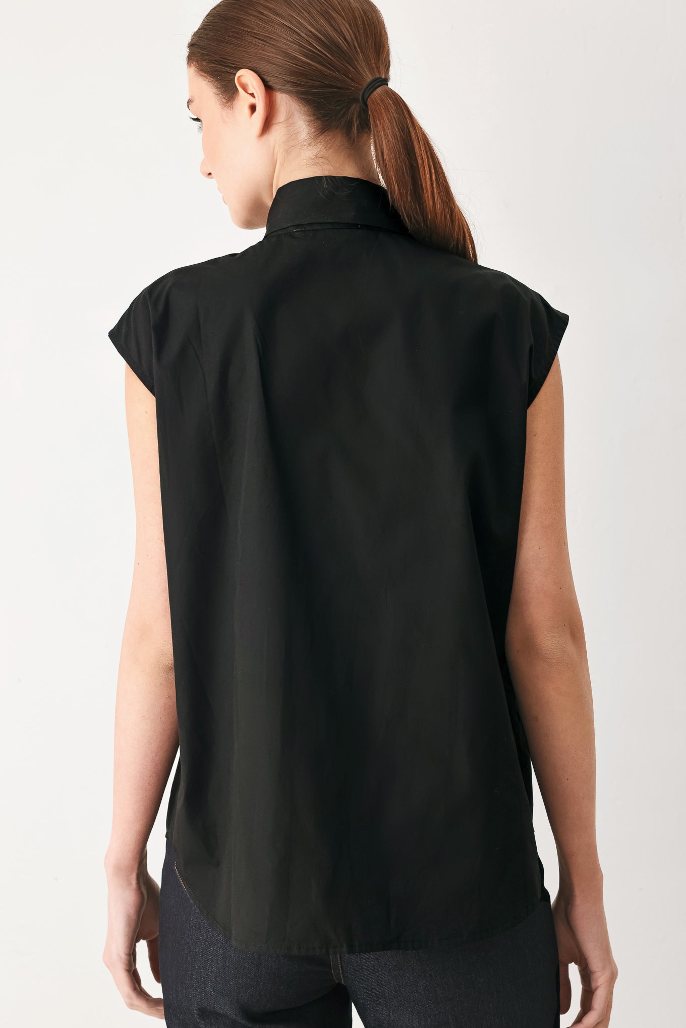 MODERN STATEMENT BOW WOVEN TOP Flying Tomato
