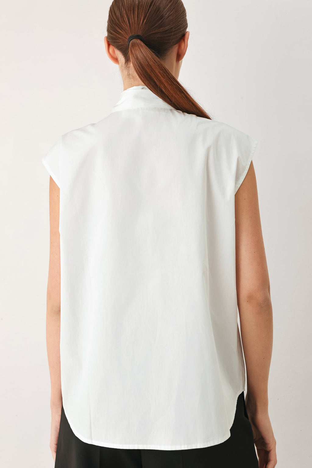 MODERN STATEMENT BOW WOVEN TOP Flying Tomato