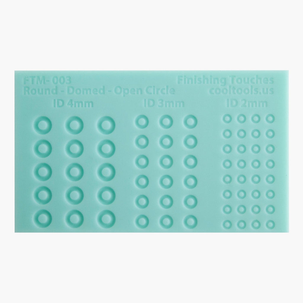 Finishing Touches Mold - Round Domed Open Circle Cool Tools