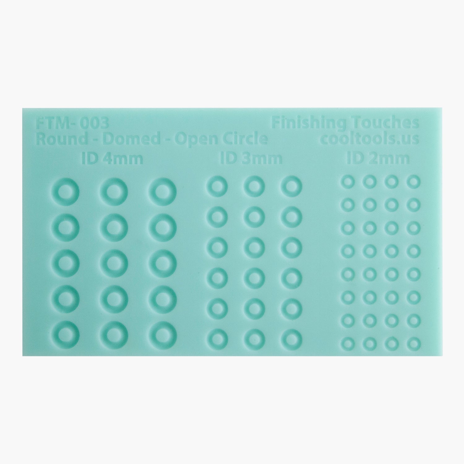 Finishing Touches Mold - Round Domed Open Circle Cool Tools