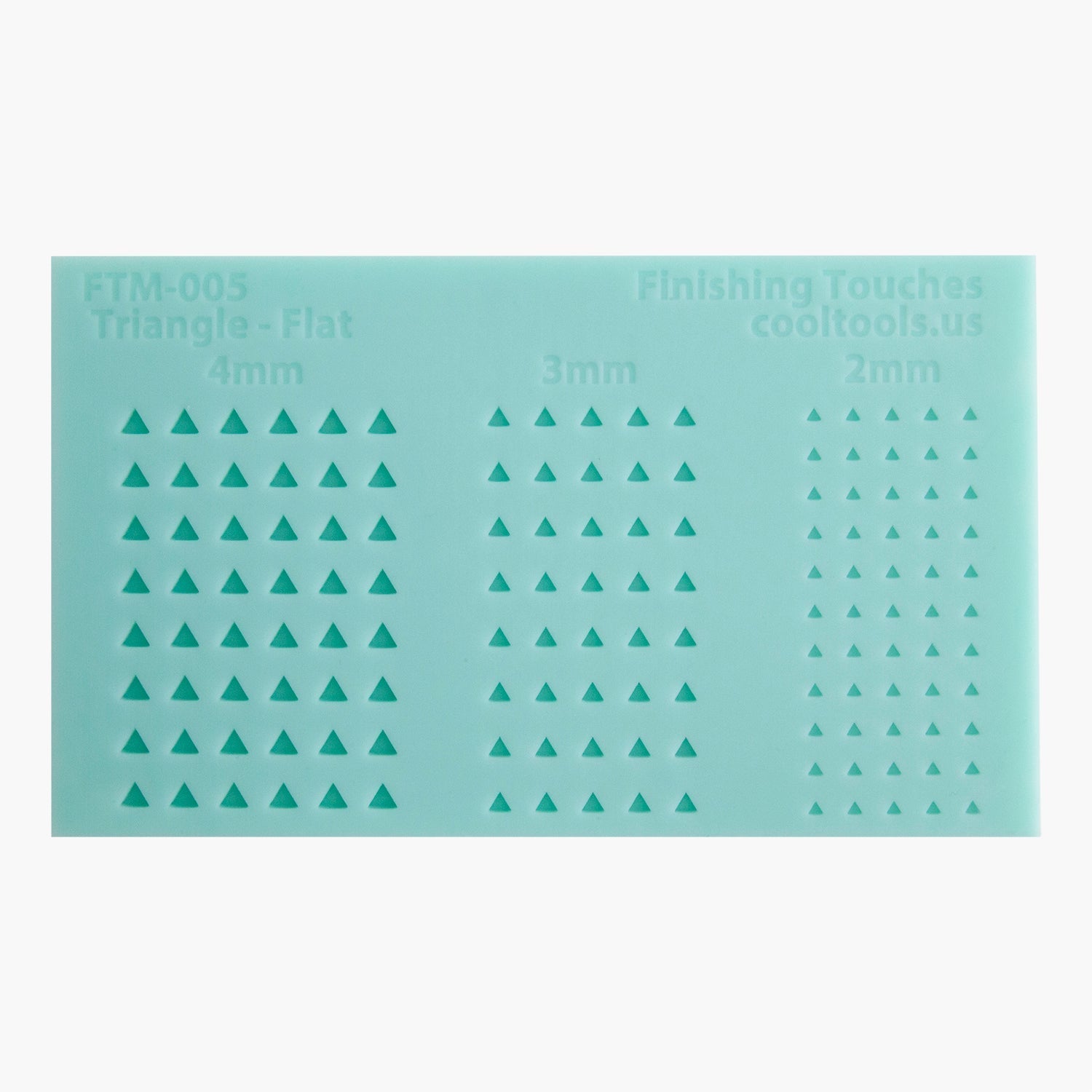 Finishing Touches Mold - Triangle Flat Cool Tools