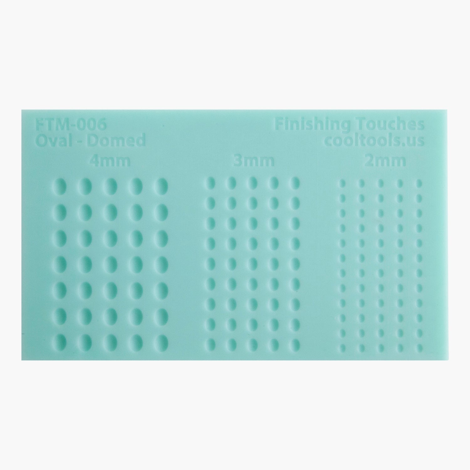 Finishing Touches Mold - Oval Domed Cool Tools