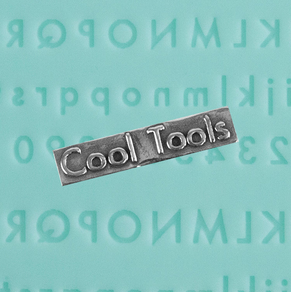 Finishing Touches Mold - Alphabet 1 Flat Cool Tools