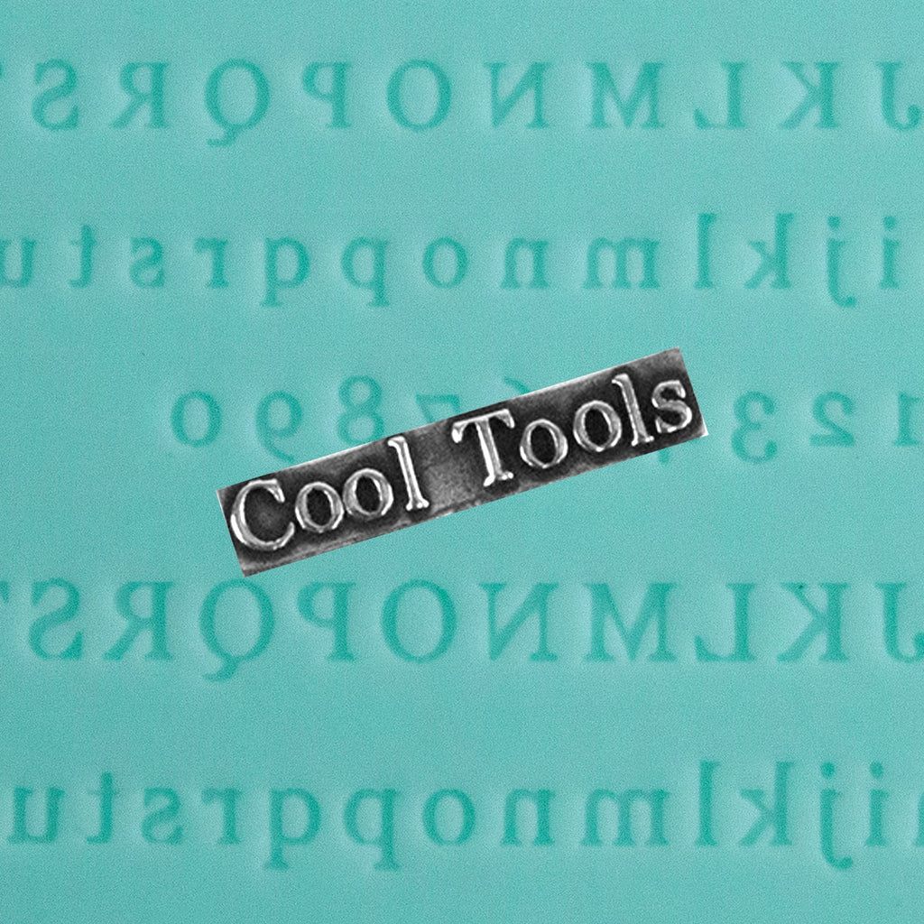 Finishing Touches Mold - Alphabet 2 Flat Cool Tools
