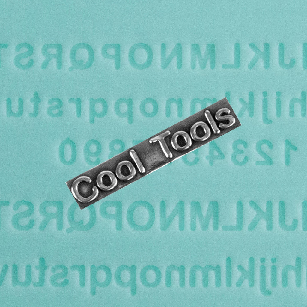 Finishing Touches Mold - Alphabet 3 Flat Cool Tools