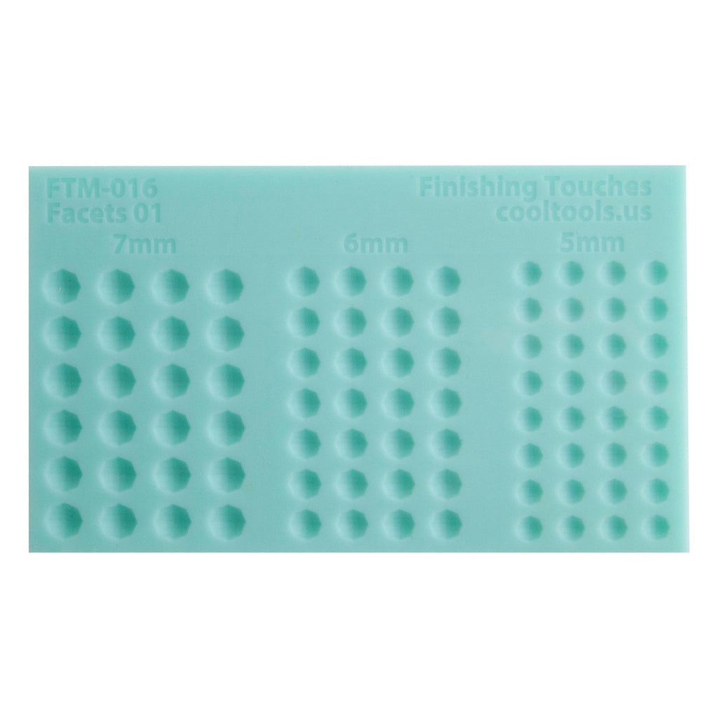 Finishing Touches Mold - Facets 01 - Round Cool Tools