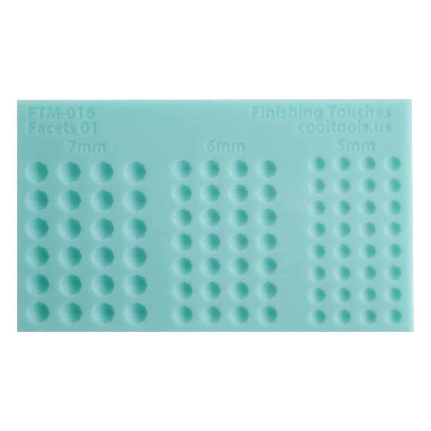 Finishing Touches Mold - Facets 01 - Round Cool Tools