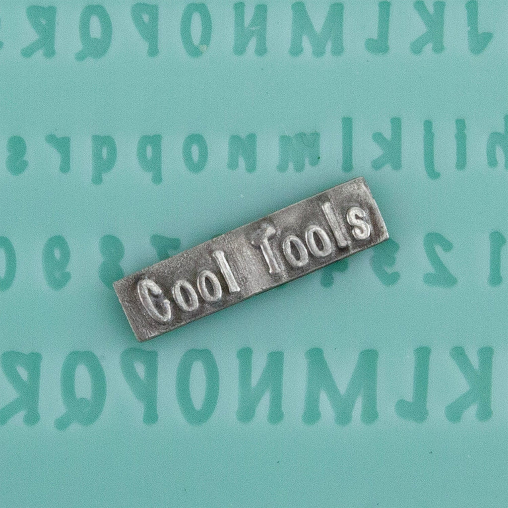 Finishing Touches Mold - Alphabet 5 - Flat Cool Tools