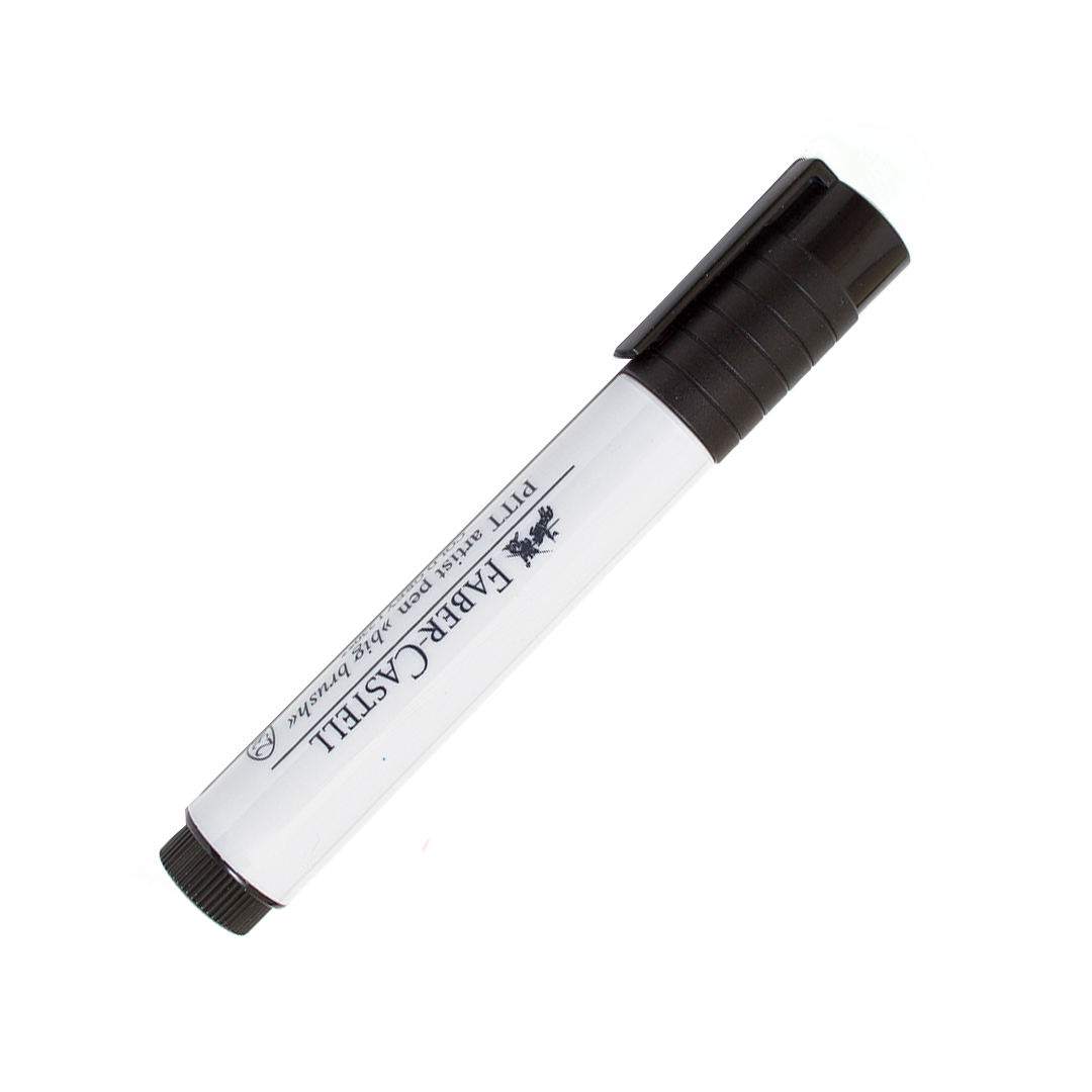 Faber-Castell PITT Big Brush Artist Pen - 2.5 mm - White (Bullet Nib) ShopSketchBox