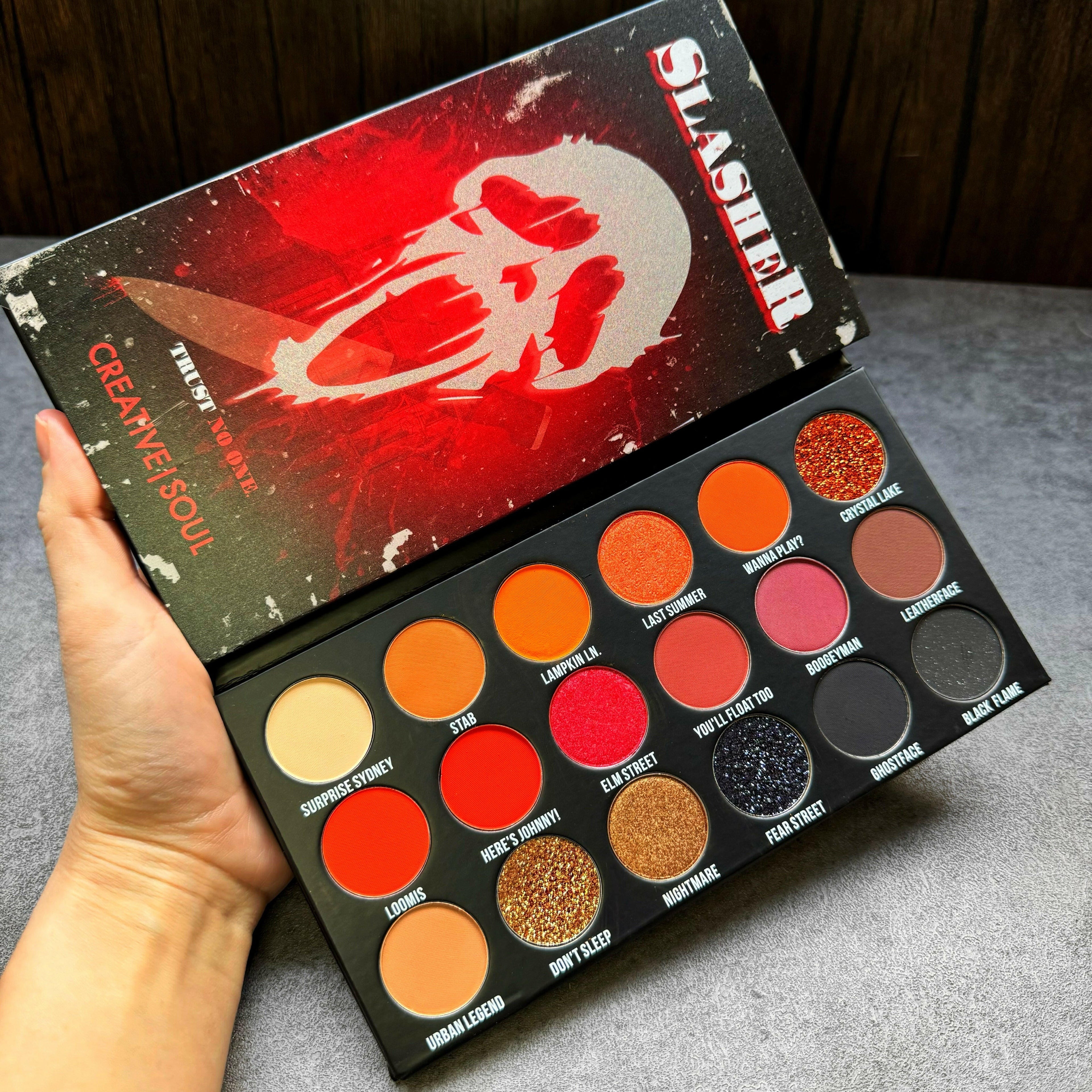 Slasher Eyeshadow Palette Creative Soul Cosmetics