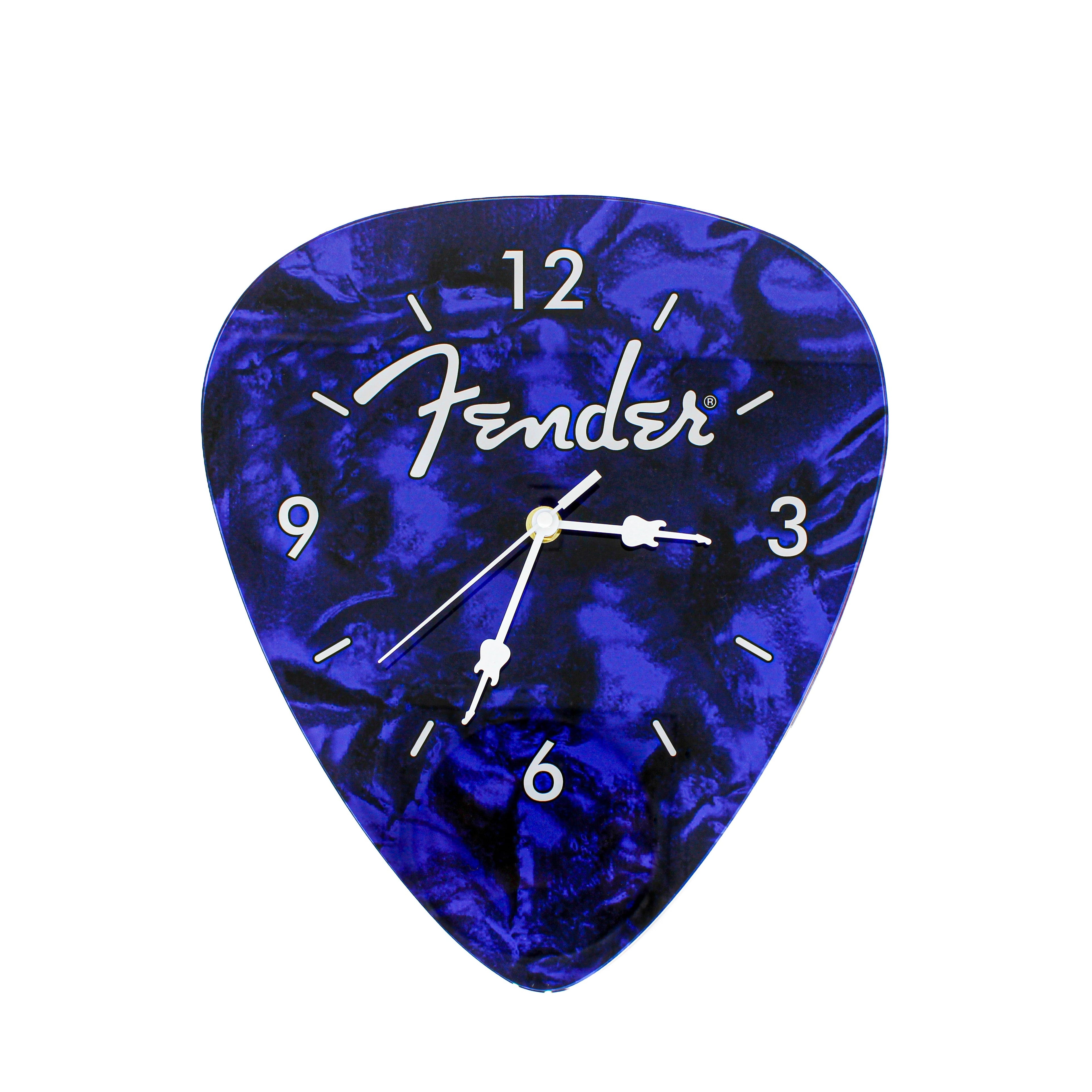 Fender Guitar Pick Wall Clock x Blue Pluginz Keychains