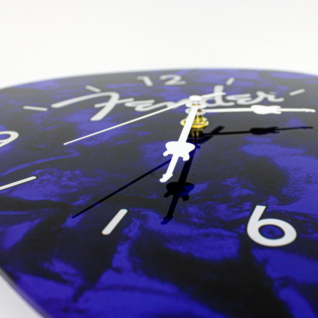 Fender Guitar Pick Wall Clock x Blue Pluginz Keychains
