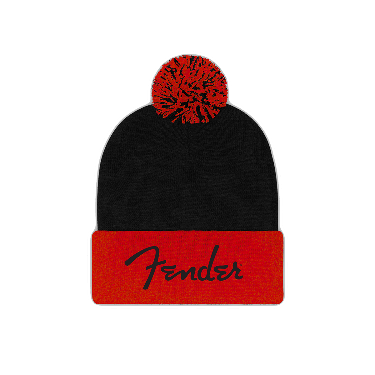 Fender Red Pom Beanie Pluginz Keychains