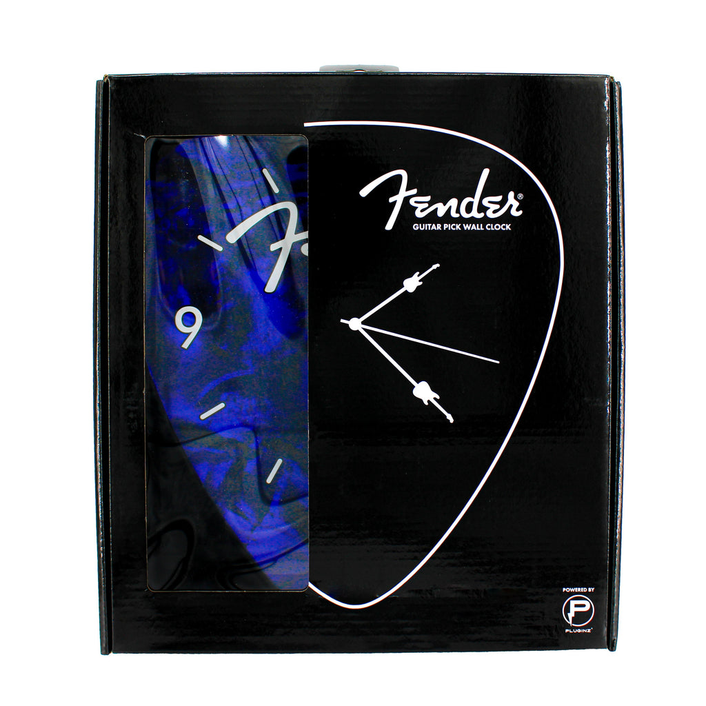 Fender Guitar Pick Wall Clock x Blue Pluginz Keychains