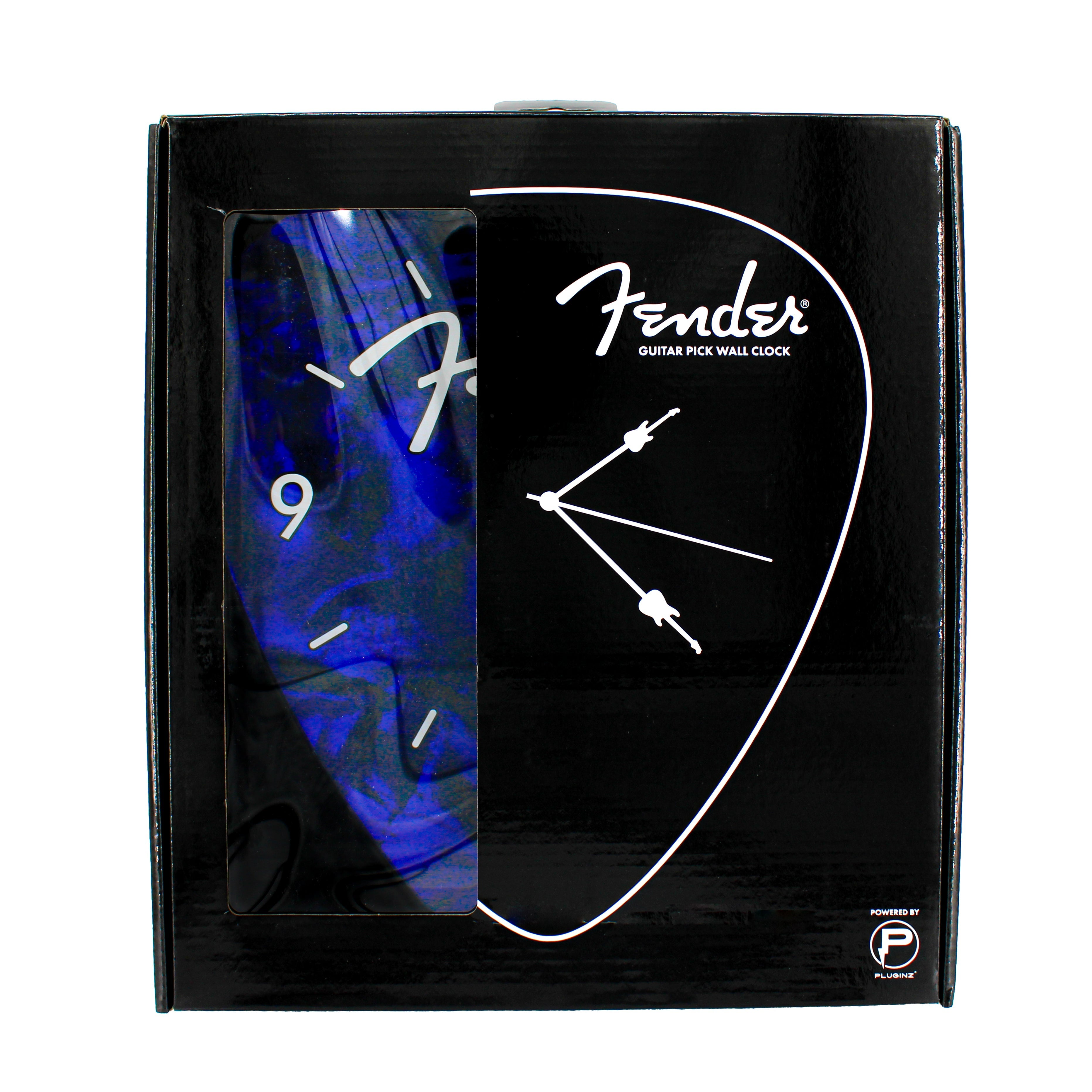 Fender Guitar Pick Wall Clock x Blue Pluginz Keychains