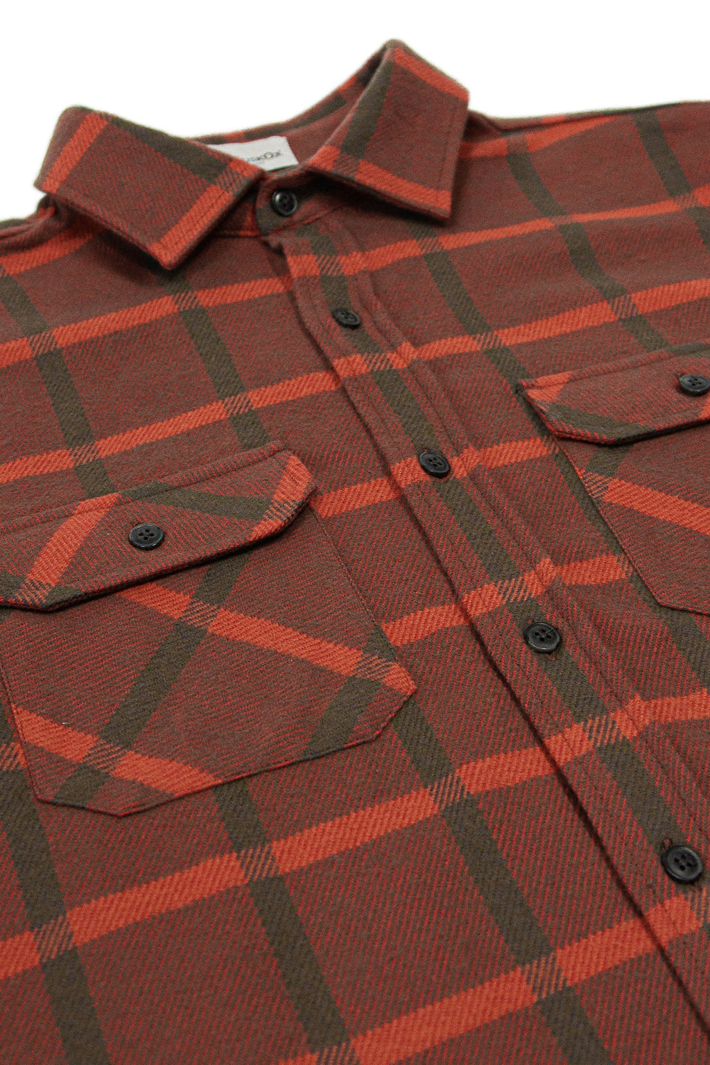 Field Grand Flannel, Brick Windowpane MuskOx Flannels