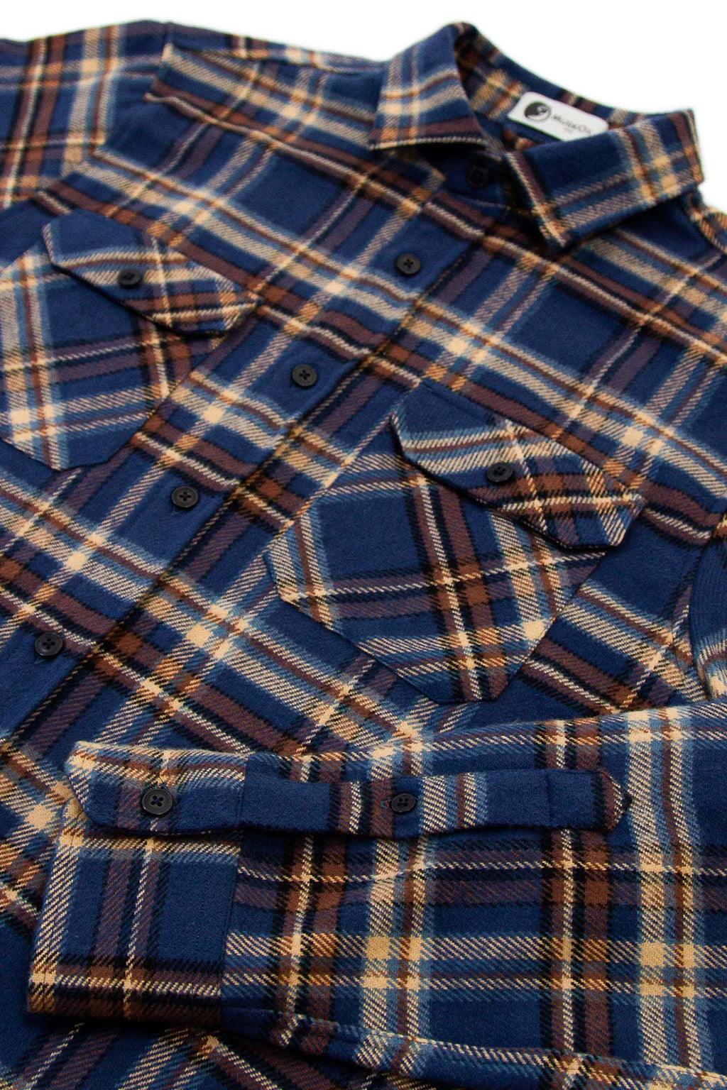 Field Grand Flannel, Pecan Plaid MuskOx Flannels