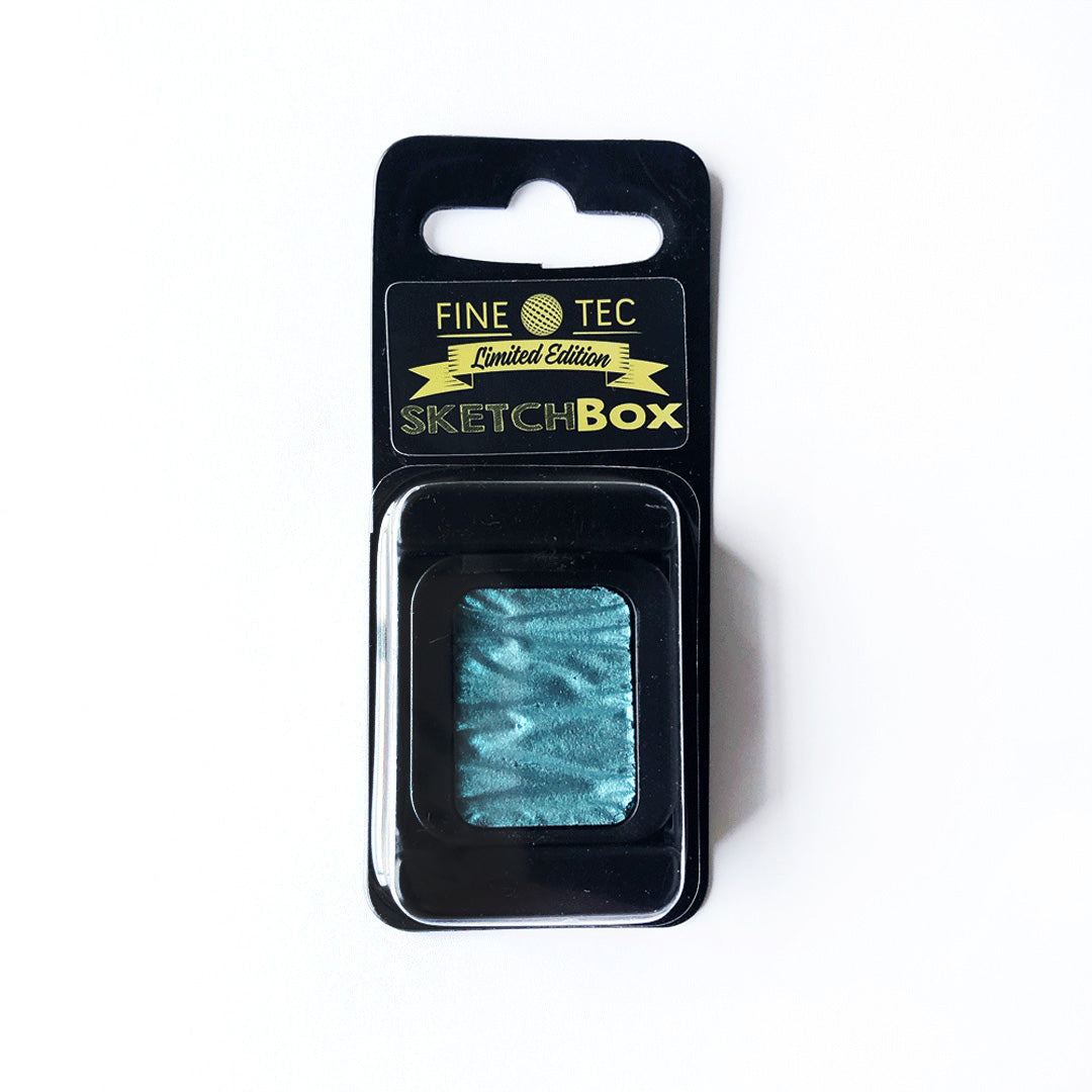 FineTec watercolor pan - metallic dark teal ShopSketchBox