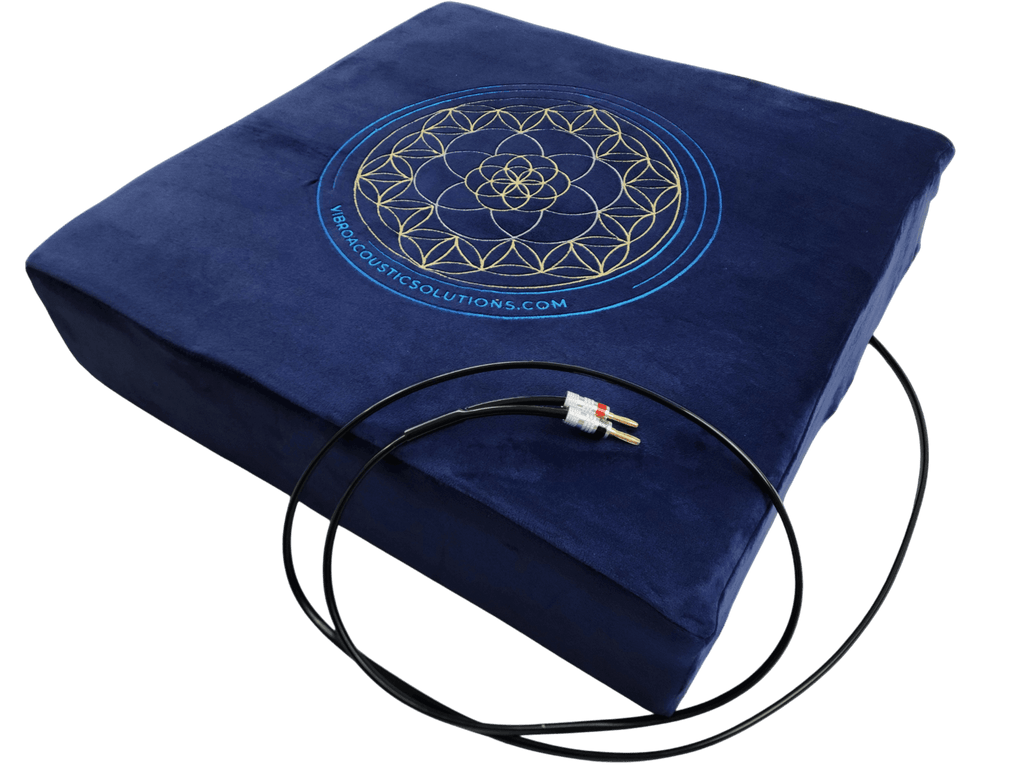 Vibroacoustic Therapy Meditation Cushion bundle with custom amplifier Vibroacoustic Solutions