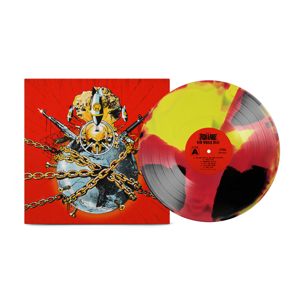 Fox Lake - New World Heat Canary Yellow Magenta and Black Vinyl MNRK Heavy