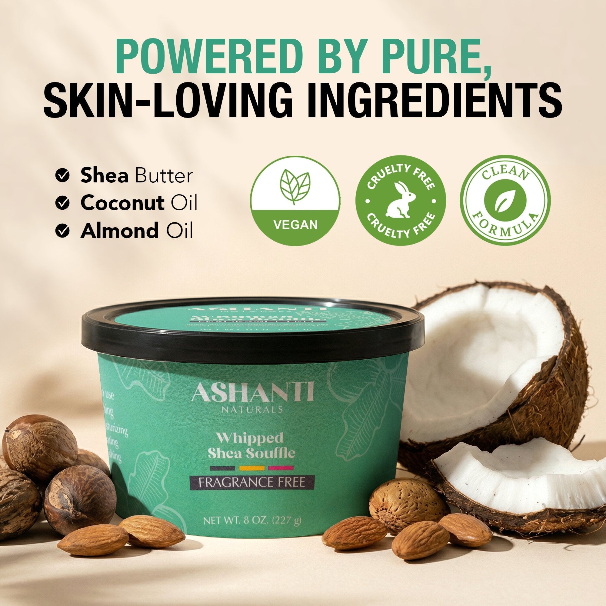 Shea Souffle - Fragrance Free AshantiNaturals