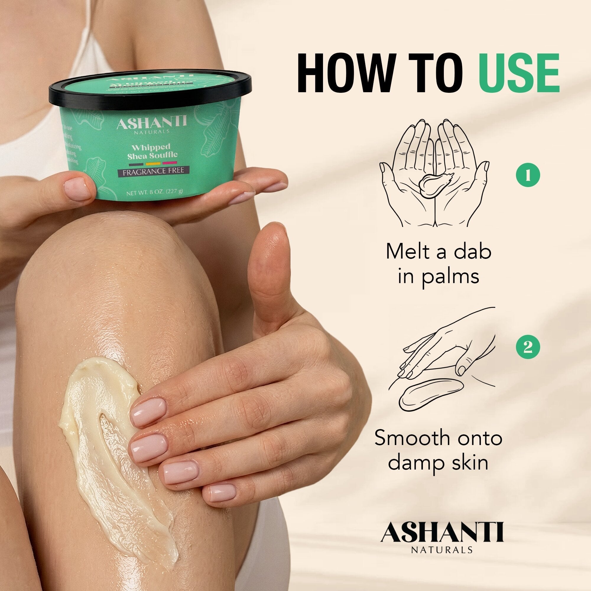 Shea Souffle - Fragrance Free AshantiNaturals