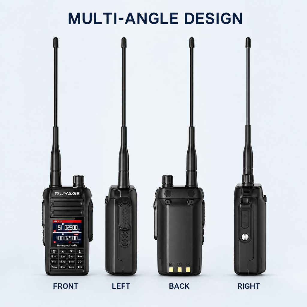 RUYAGE UV5D 10W IP67 Waterproof 6-Band Walkie Talkie Ruyage Radio