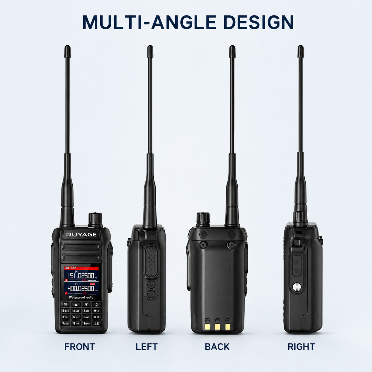 RUYAGE UV5D 10W IP67 Waterproof 6-Band Walkie Talkie Ruyage Radio