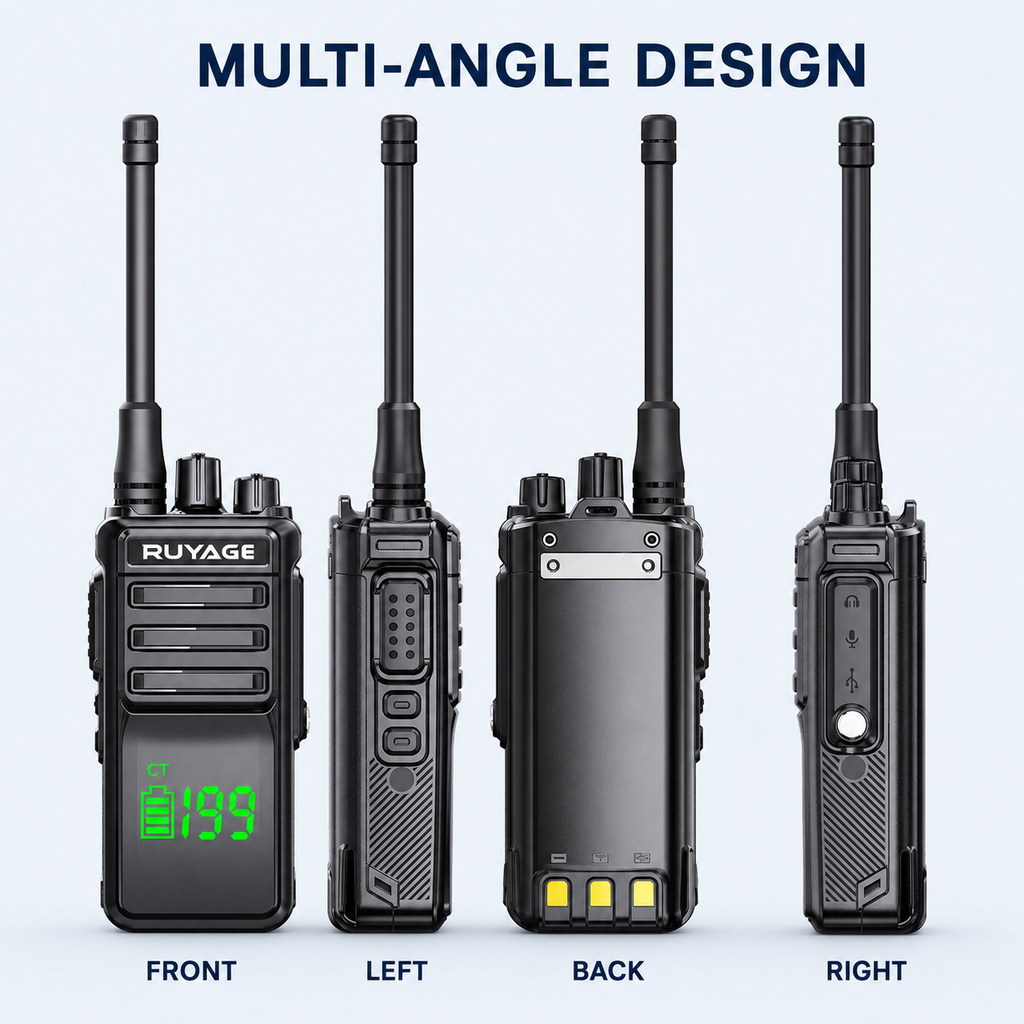 RUYAGE T30 10W IP68 Waterproof VHF/UHF Walkie Talkie Ruyage Radio