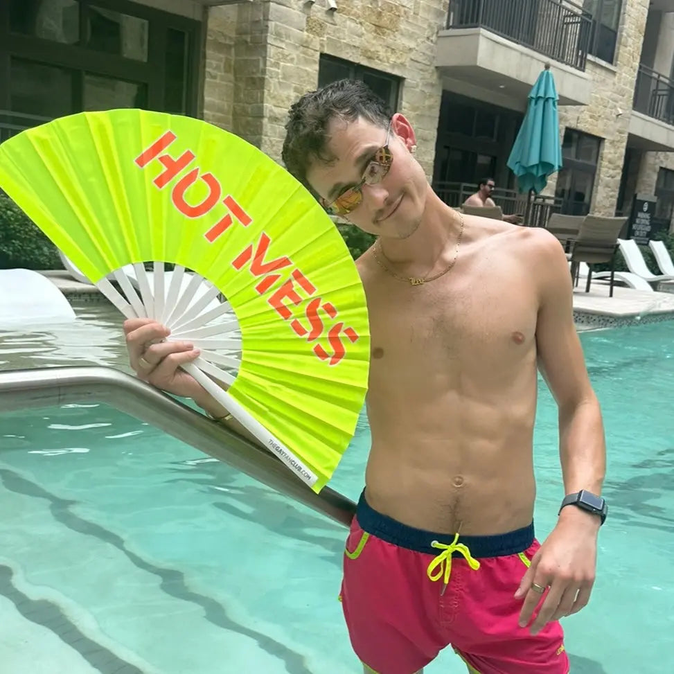 Hot Mess Fan (UV) The Gay Fan Club