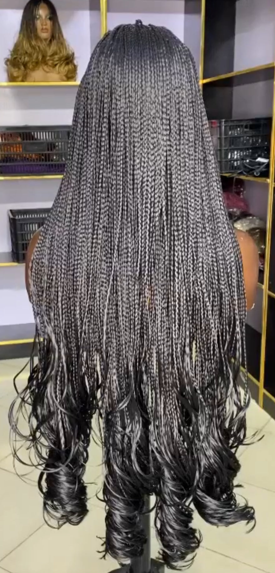 French curls braidedwig HOL stores