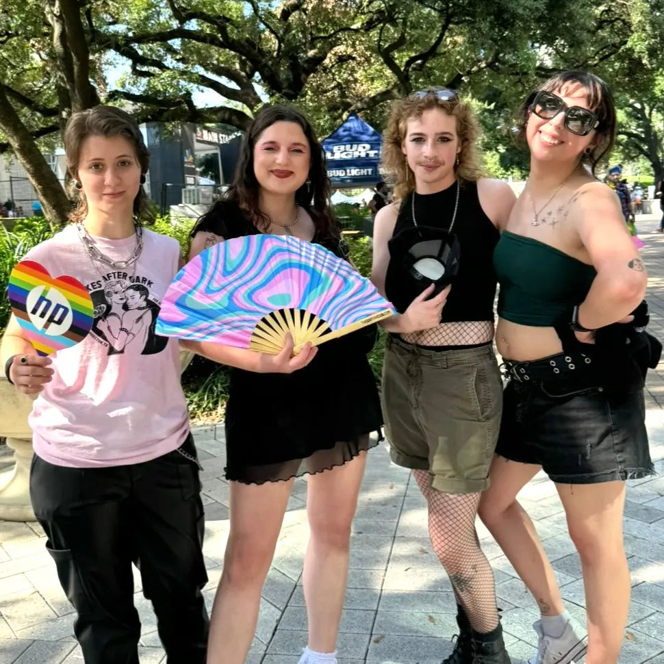 Psychedelic Trans Fan The Gay Fan Club