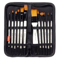 Studio Gold Nylon Brush Set - Acrylic & Watercolor - 12 Piece KINGART