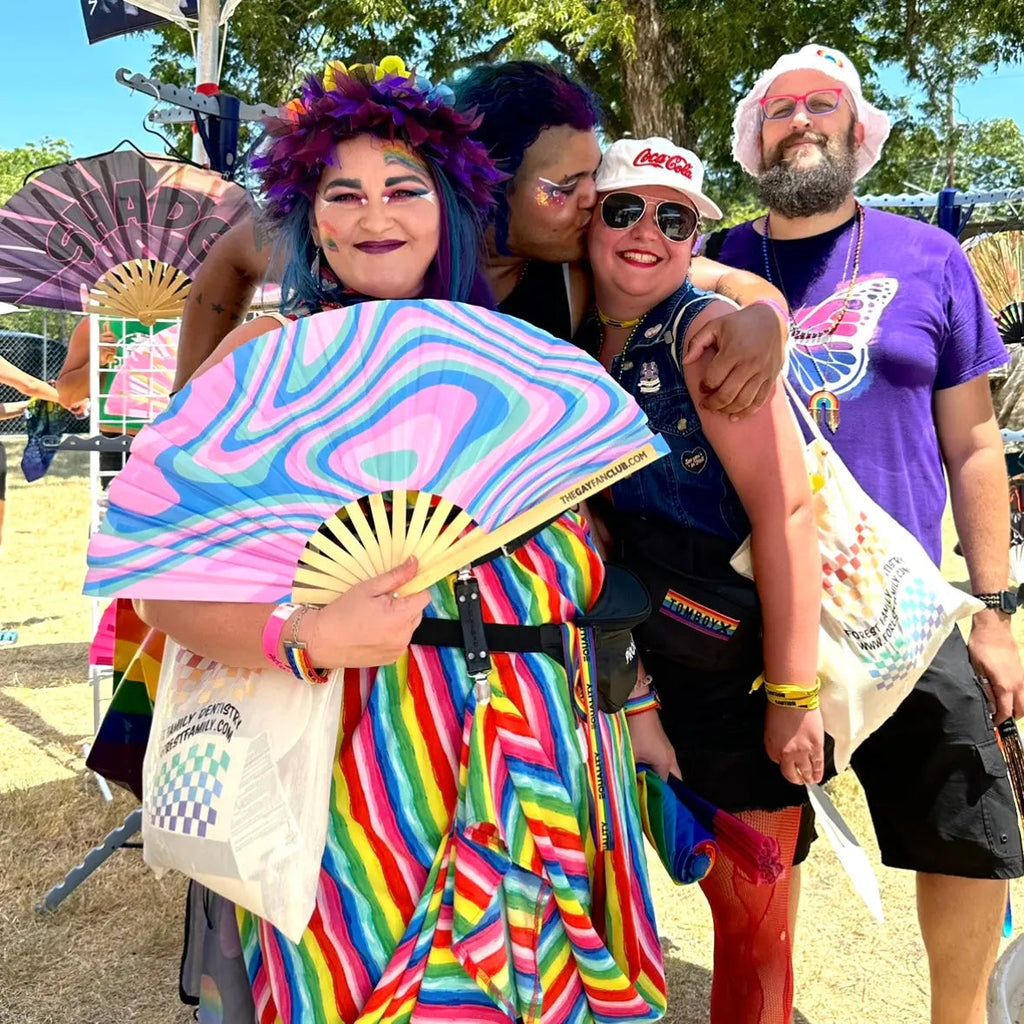 Psychedelic Trans Fan The Gay Fan Club