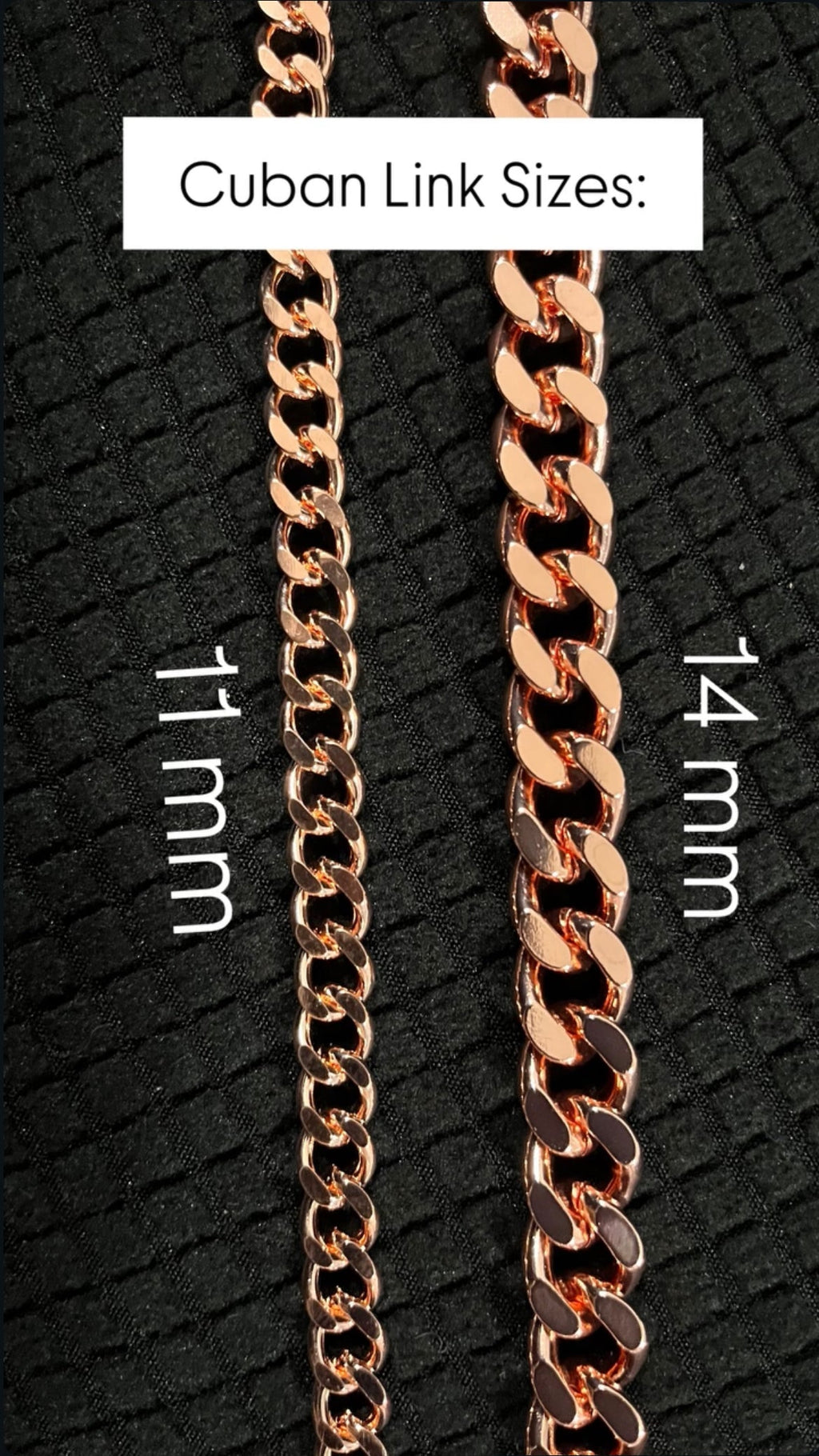 Pure Handcrafted Heavy .999 Copper Cuban Link The Vibez Shop