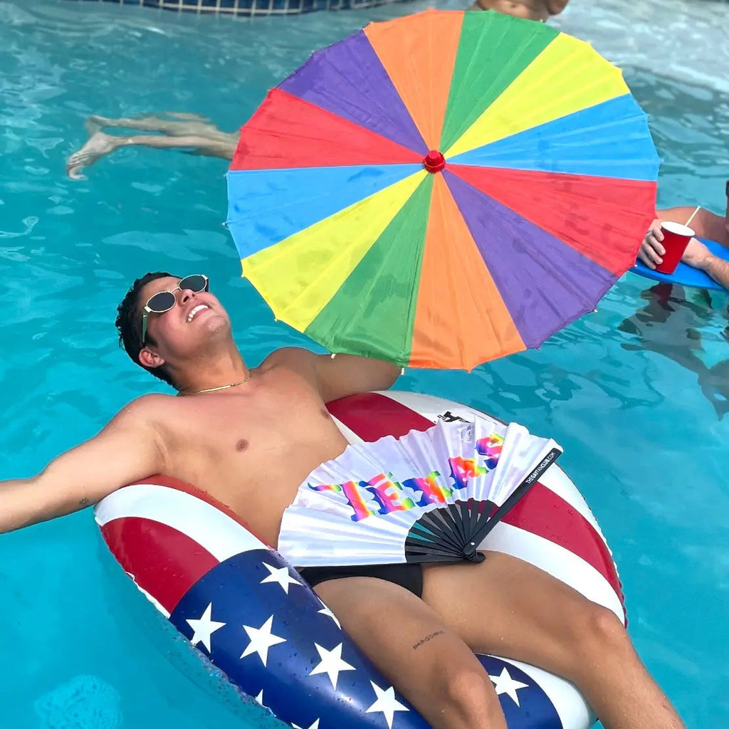 Texas Hand Fan The Gay Fan Club