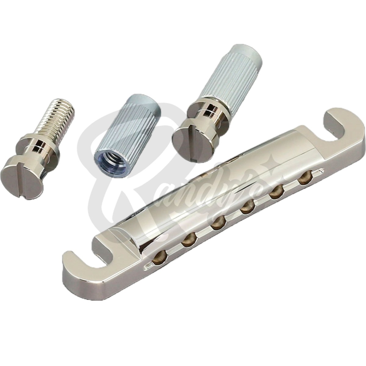 Lightweight Stop Bar Tailpiece w/ Studs & Anchors (Aluminum) - Fits Gibson® & Epiphone® Randy's LLC