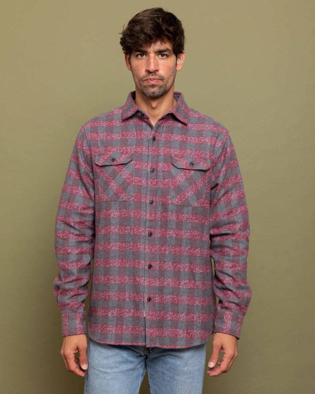 Grand Flannel, Burgundy MuskOx Flannels