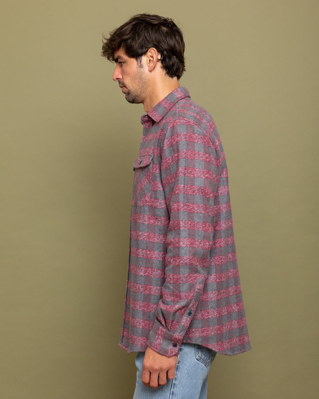 Grand Flannel, Burgundy MuskOx Flannels
