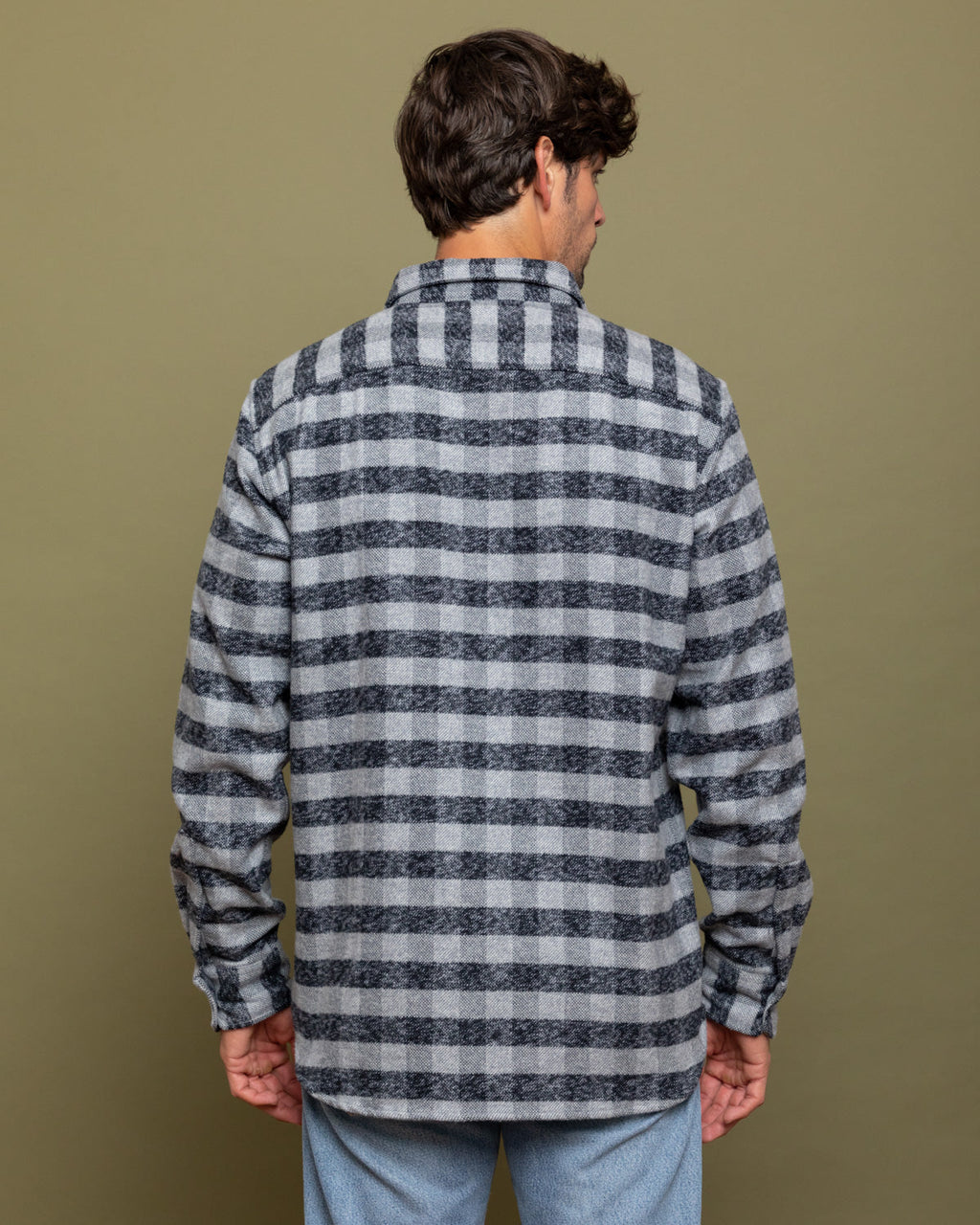 Grand Flannel, Charcoal Gingham MuskOx Flannels