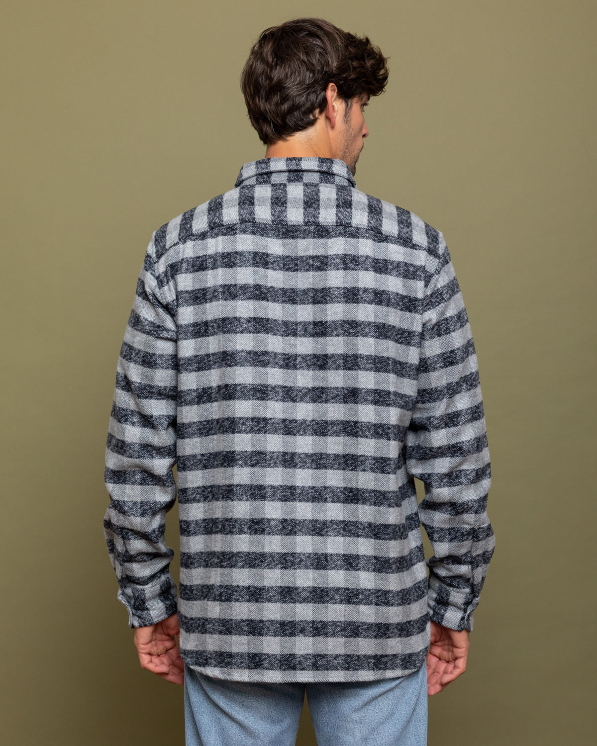 Grand Flannel, Charcoal Gingham MuskOx Flannels