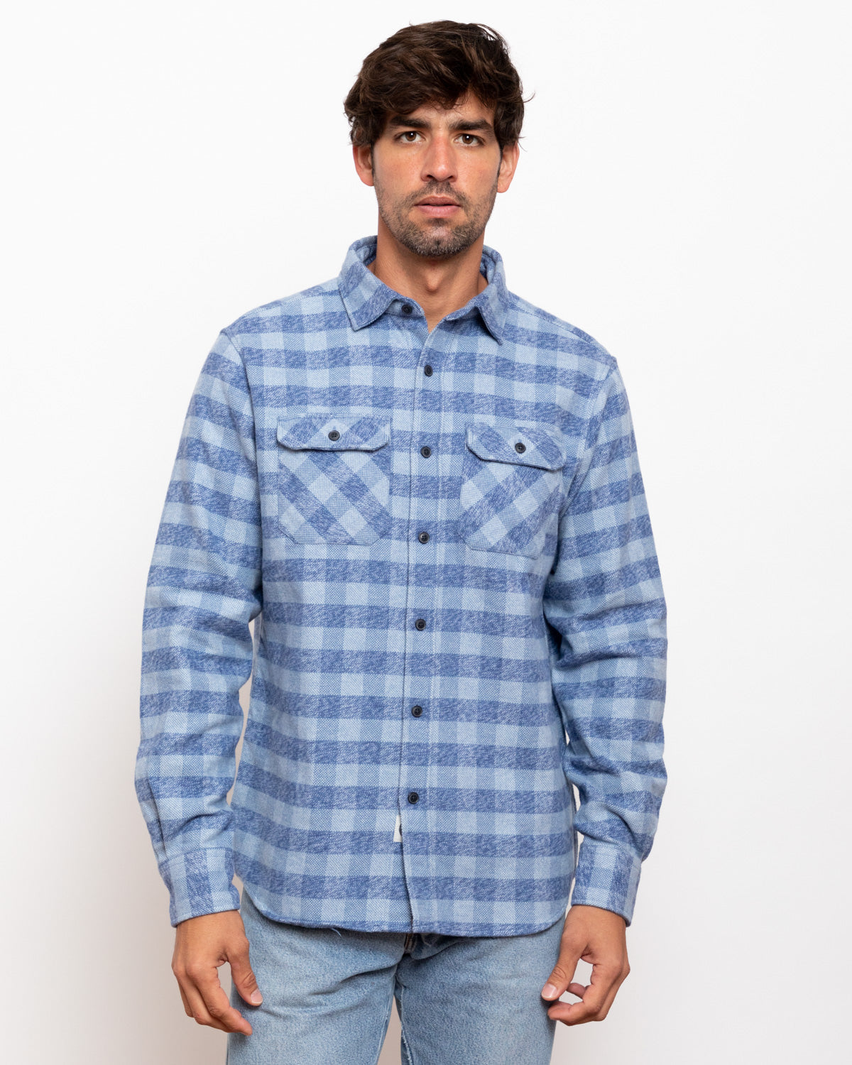 Grand Flannel, Checkered Blue MuskOx Flannels