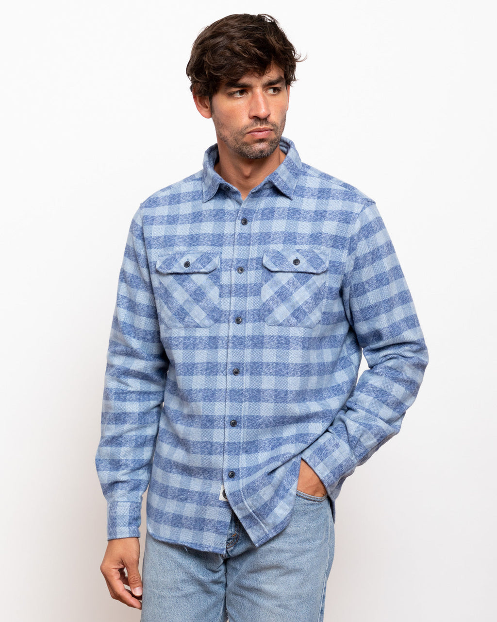 Grand Flannel, Checkered Blue MuskOx Flannels