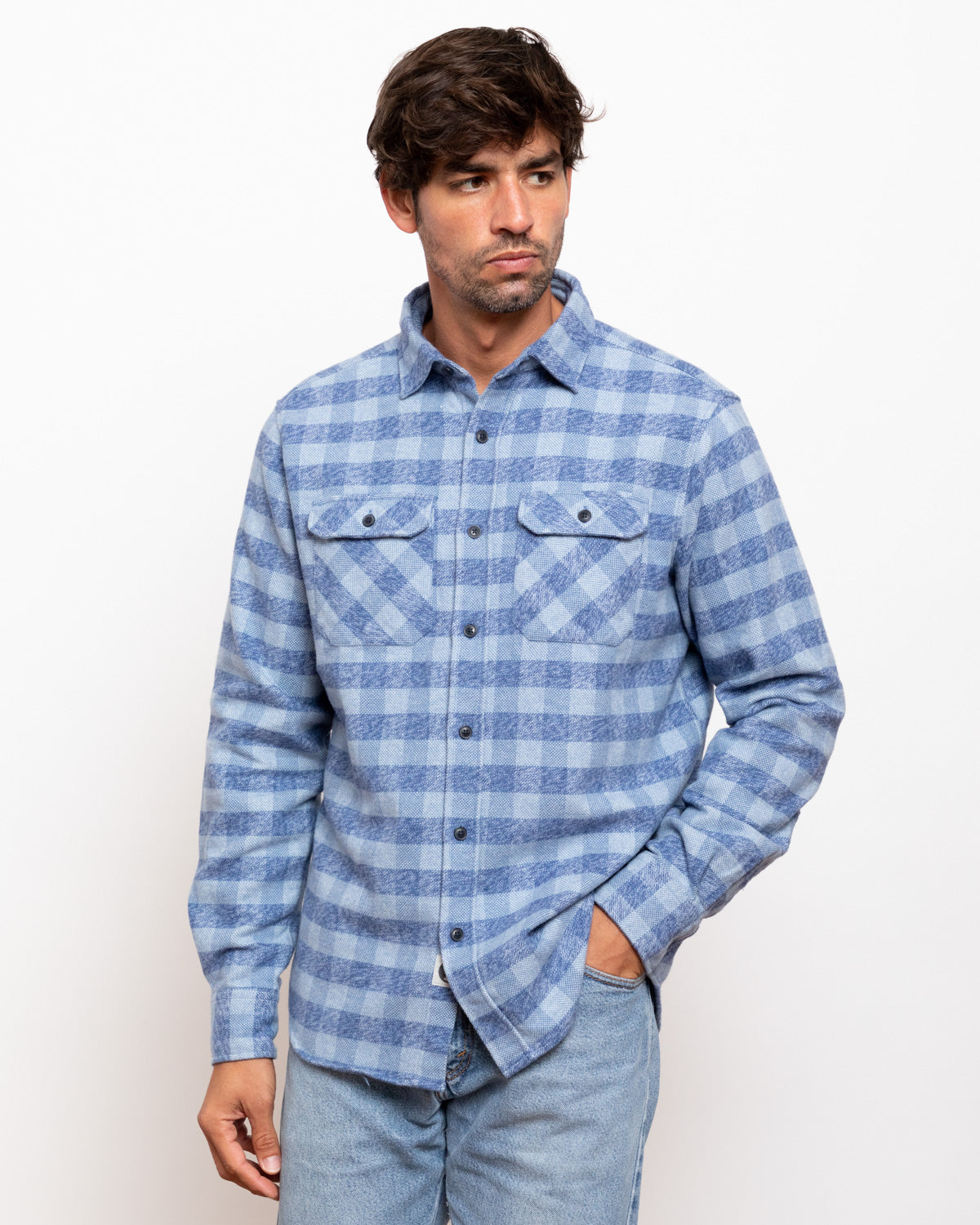Grand Flannel, Checkered Blue MuskOx Flannels