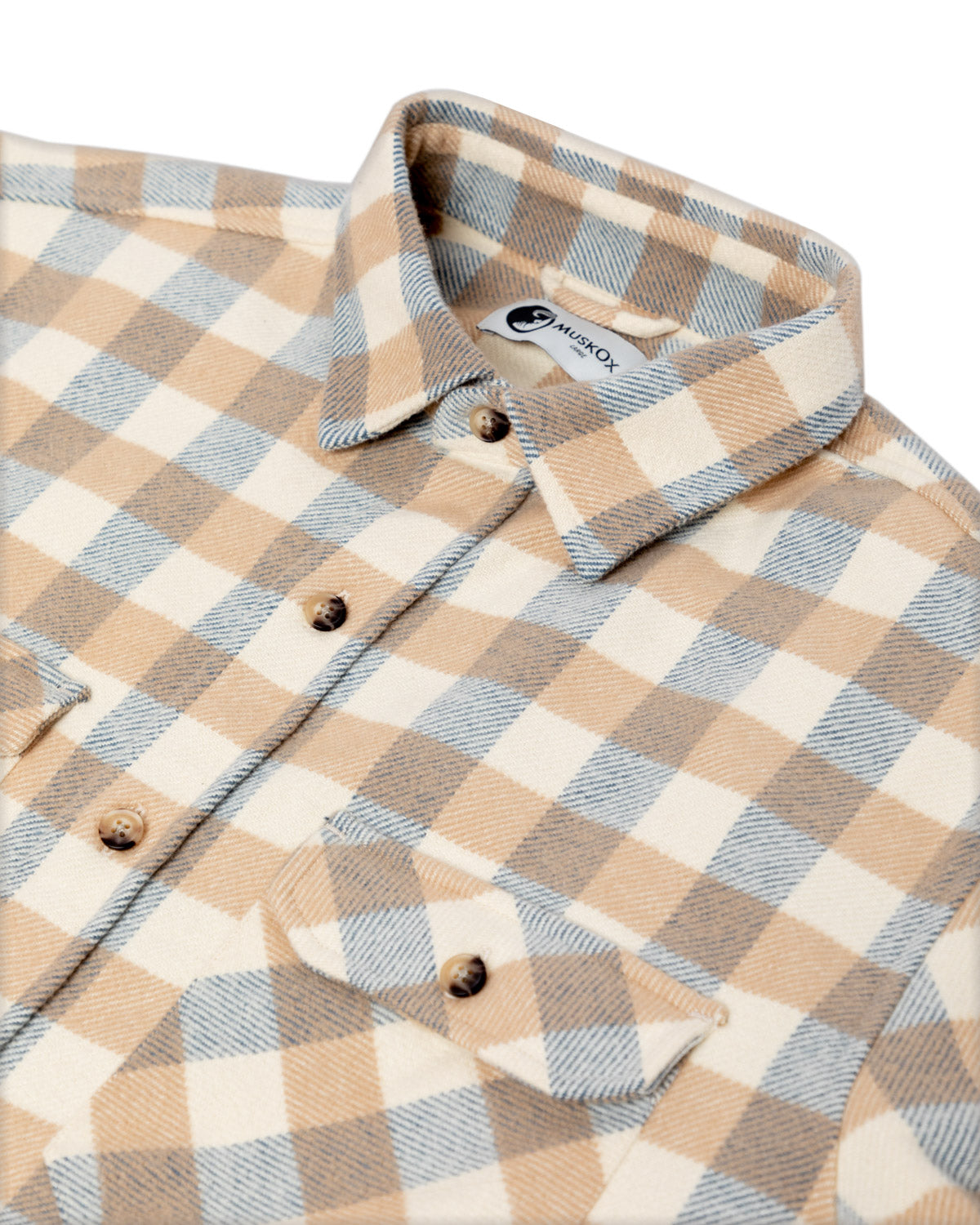 Grand Flannel, Ecru MuskOx Flannels